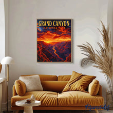 Cargar imagen en el visor de la galería, Parque Nacional del Gran Cañón, acantilados desérticos - Arizona