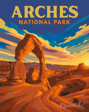 Cargar imagen en el visor de la galería, Pintar por numeros Figured'Art - Parque Nacional de los Arcos - Utah