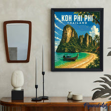 Cargar imagen en el visor de la galería, Póster de Viaje Islas Phi Phi