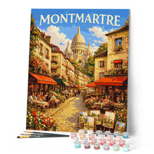 Cargar imagen en el visor de la galería, Póster de viaje Montmartre