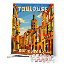 Cargar imagen en el visor de la galería, Póster de viaje Rue du Taur