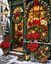 Cargar imagen en el visor de la galería, Pintar por numeros Figured'Art - Floristería en Navidad