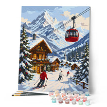 Cargar imagen en el visor de la galería, Vacaciones de invierno en los Alpes