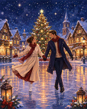 Cargar imagen en el visor de la galería, Pintar por numeros Figured'Art - Navidad romántica