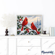 Cargar imagen en el visor de la galería, Cardenales de invierno