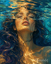Cargar imagen en el visor de la galería, Pintar por numeros Figured'Art - Sueño submarino