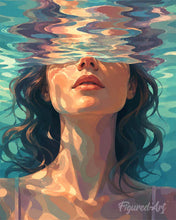 Cargar imagen en el visor de la galería, Pintar por numeros Figured'Art - El velo del agua
