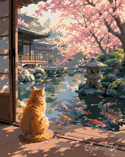 Cargar imagen en el visor de la galería, Pintar por numeros Figured'Art - Pétalos de Cerezo