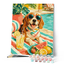 Cargar imagen en el visor de la galería, Perro feliz veraniego