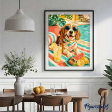 Cargar imagen en el visor de la galería, Perro feliz veraniego
