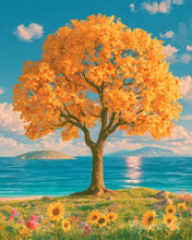 Cargar imagen en el visor de la galería, Pintar por numeros Figured'Art - Otoño junto al mar