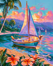 Cargar imagen en el visor de la galería, Pintar por numeros Figured'Art - Paraíso del marinero