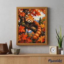 Cargar imagen en el visor de la galería, Panda Rojo en un Árbol de Arce