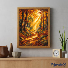 Cargar imagen en el visor de la galería, Sendero del Bosque con Rayos de Sol