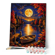 Cargar imagen en el visor de la galería, Harvest Moon sobre el Lago