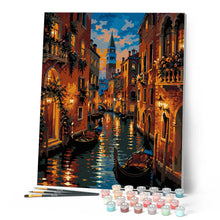 Cargar imagen en el visor de la galería, Venecia - Canal al atardecer