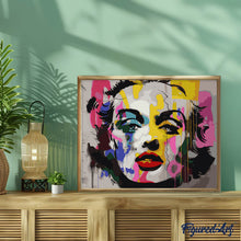 Cargar imagen en el visor de la galería, Retrato de graffiti Pop Art