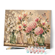 Cargar imagen en el visor de la galería, Magnolia y mariposas