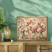 Cargar imagen en el visor de la galería, Magnolia y mariposas