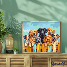 Cargar imagen en el visor de la galería, Perros en la valla