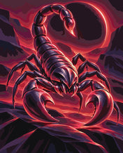 Cargar imagen en el visor de la galería, Pintar por numeros Figured'Art - Escorpio Zodiaco Cósmico