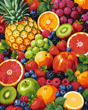 Cargar imagen en el visor de la galería, Pintar por numeros Figured'Art - Mezcla de Frutas Frescas