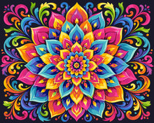 Cargar imagen en el visor de la galería, Pintar por numeros Figured'Art - Mandala Arcoíris
