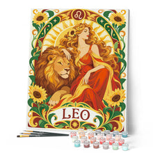 Cargar imagen en el visor de la galería, Art Nouveau Zodiaco Leo
