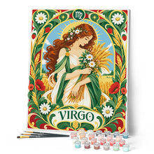 Cargar imagen en el visor de la galería, Art Nouveau Zodiaco Virgo