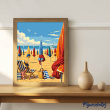 Cargar imagen en el visor de la galería, Playa de Deauville, Normandía
