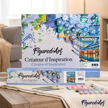 Cargar imagen en el visor de la galería, Póster de Viaje Bergen, Noruega