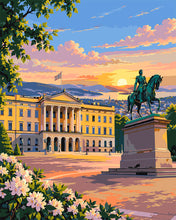 Cargar imagen en el visor de la galería, Pintar por numeros Figured'Art - Palacio Real Noruego