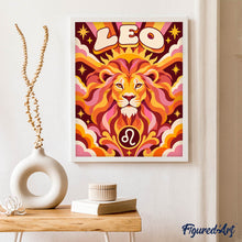Cargar imagen en el visor de la galería, Zodiaco Retro Leo