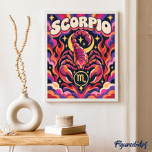 Cargar imagen en el visor de la galería, Zodiaco Retro Escorpio