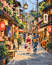 Cargar imagen en el visor de la galería, Pintar por numeros Figured'Art - Paseo entre Flores