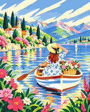 Cargar imagen en el visor de la galería, Pintar por numeros Figured'Art - Remando hacia el Verano