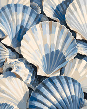 Cargar imagen en el visor de la galería, Pintar por numeros Figured'Art - Concha azul y crema