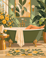 Cargar imagen en el visor de la galería, Pintar por numeros Figured'Art - Retiro botánico de baño
