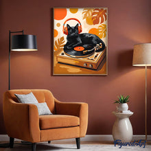 Cargar imagen en el visor de la galería, Ritmos retro de gato