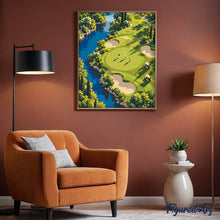 Cargar imagen en el visor de la galería, Campo de golf junto al río