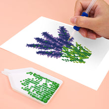 Cargar imagen en el visor de la galería, Mini Diamond Painting 15x20cm (4 piezas) Sin Marco - Cuarteto Floral