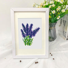 Cargar imagen en el visor de la galería, Mini Diamond Painting 15x20cm (4 piezas) Sin Marco - Cuarteto Floral