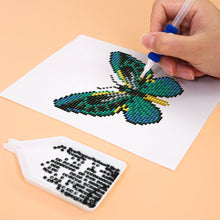 Cargar imagen en el visor de la galería, Mini Diamond Painting 15x20cm (4 piezas) - Alas Vibrantes: Un Cuarteto de Mariposas