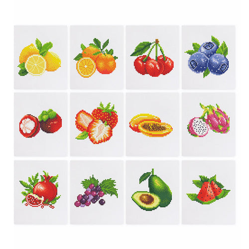 Mini Serie Diamond Painting Frutas