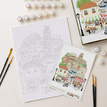 Cargar imagen en el visor de la galería, Kit Regalo Pintura por números - Dolce Vita en Italia