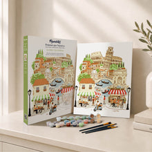Cargar imagen en el visor de la galería, Kit Regalo Pintura por números - Dolce Vita en Italia