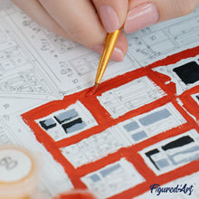 Cargar imagen en el visor de la galería, Kit Regalo Pintura por números - Primavera en Ámsterdam