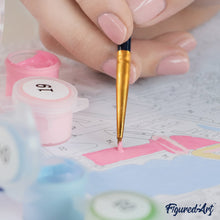 Cargar imagen en el visor de la galería, Kit Regalo Pintura por números - Londres en Tonos Pastel