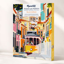 Cargar imagen en el visor de la galería, Kit Regalo Pintura por números - Calles de Lisboa Figured'Art