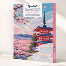 Cargar imagen en el visor de la galería, Kit Regalo Pintura por números - Pagoda del Monte Fuji Figured'Art